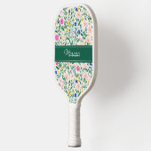 Raquette De Pickleball Personalized Floral Pickleball Paddle (Gauche)