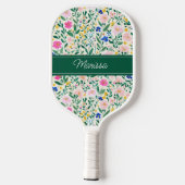 Raquette De Pickleball Personalized Floral Pickleball Paddle (Verso)