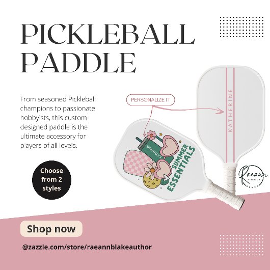 Raquette De Pickleball Personalized Ladies' Summer Essentials 
