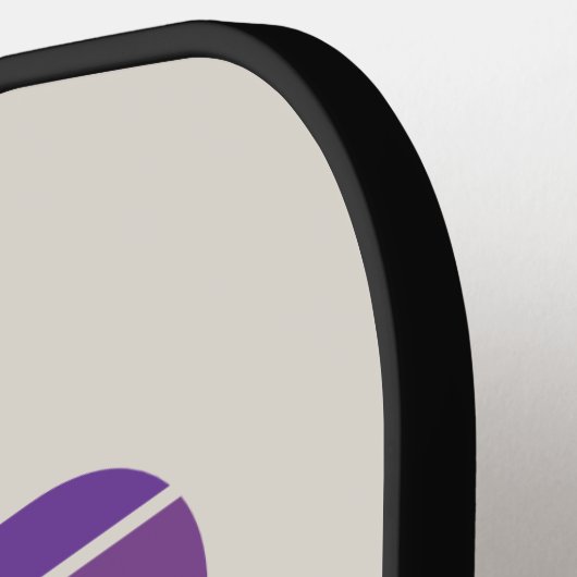 Raquette De Pickleball Personalized Ombre Monogram square (Détail gauche)