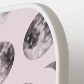 Raquette De Pickleball Personalized Pink Moon Phase Celestial Name Gift (Détail gauche)