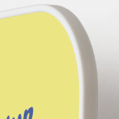 Raquette De Pickleball Personnages de peinture et de pinceau mignons (Détail gauche)