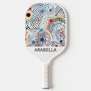 Raquette De Pickleball Personnalisable Dynamic Bold Dotée Cosmic Abstrait