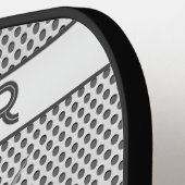 Raquette De Pickleball Personnalisé Banger Danger Argent (Détail gauche)