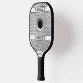Raquette De Pickleball Personnalisé Banger Danger Argent (Gauche)