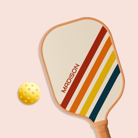 Raquette De Pickleball Personnalisé Rétro