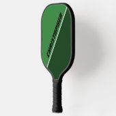Raquette De Pickleball Personnalisé Vert Et Blanc (Gauche)
