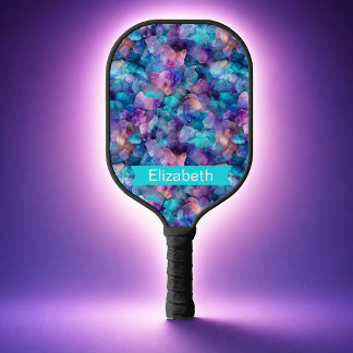Raquette de pickleball personnalisée avec cristal