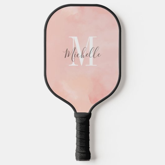 Raquette de pickleball personnalisée avec initiale (Recto)