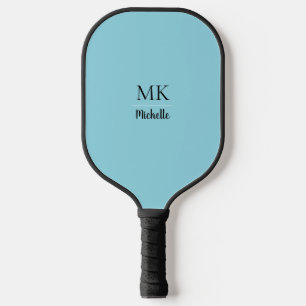 Raquette de Pickleball Personnalisée Bleu Cyan Min