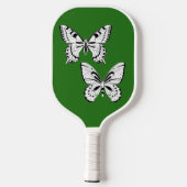 Raquette De Pickleball Personnaliser le magnifique papillon avec aile col (Verso)