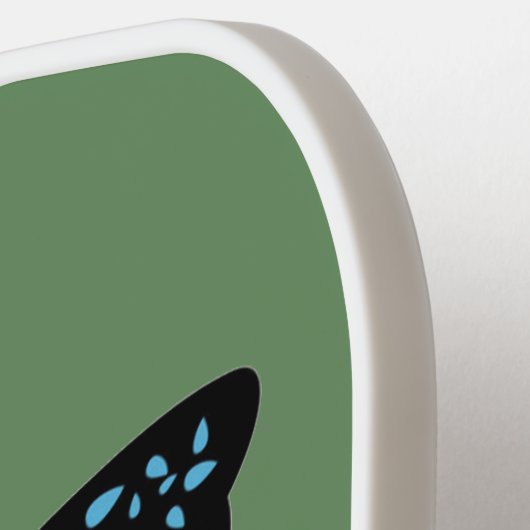 Raquette De Pickleball Personnaliser le magnifique papillon avec aile col (Détail gauche)