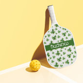 Raquette De Pickleball Personnaliser le Motif Shamrock vert