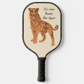 Raquette De Pickleball Personne Ne Battre Le Tigre (Verso)