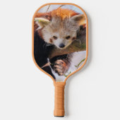 Raquette De Pickleball Petit panda rouge pâle (Verso)