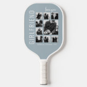 Raquette De Pickleball Petite amie | Vous aimez | Collage de photos (Recto)