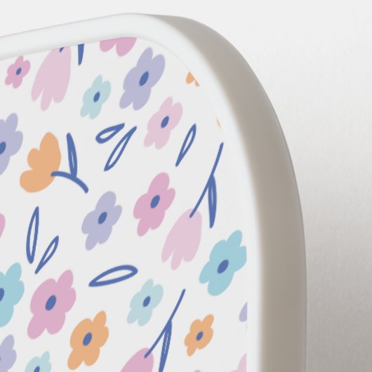 Raquette De Pickleball Petites Fleurs mignonnes (Détail gauche)