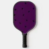 Raquette De Pickleball Petits trous noirs sur le violet (Recto)