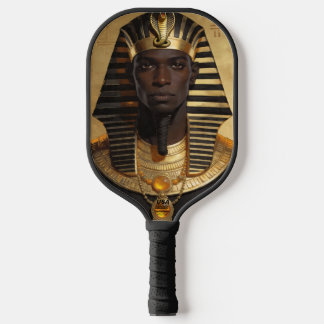 Raquette De Pickleball Pharaoh Energy — Ancient African King Modern Art