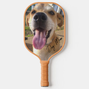 Raquette De Pickleball Photo Chien Personnalisé Photo Chien Maman