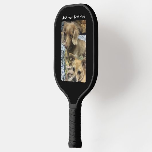 Raquette De Pickleball Photo Cute Dog (Gauche)