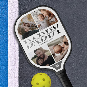 Raquette De Pickleball Photo de légende de mythe d'homme papa