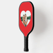 Raquette De Pickleball Photo du coeur rouge (Gauche)