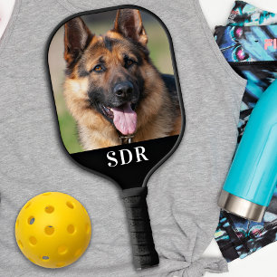 Raquette De Pickleball Photo personnalisée 3 monogramme initial
