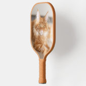 Raquette De Pickleball Photo Portrait vertical de chat - Nom de police mi (Gauche)
