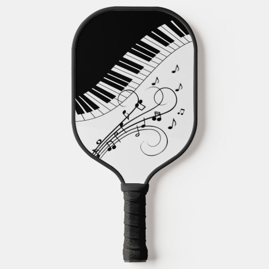 Raquette De Pickleball Piano Keyboard Music Design (Recto)