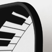 Raquette De Pickleball Piano Keyboard Music Design (Détail gauche)