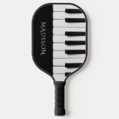Raquette De Pickleball Piano Keys nom personnalisé (Recto)