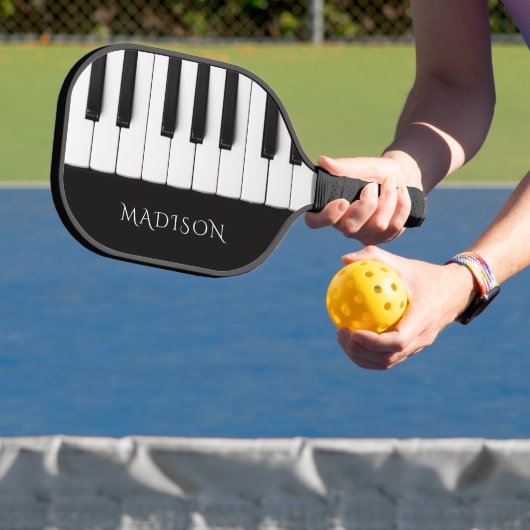 Raquette De Pickleball Piano Keys nom personnalisé (Insitu)