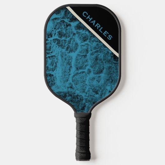 Raquette De Pickleball Pickelball "Wood Turquoise" (Recto)