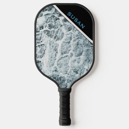 Raquette De Pickleball Pickelball "Wood WhiteTurquoise" Pickleball Paddle (Recto)