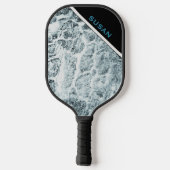 Raquette De Pickleball Pickelball "Wood WhiteTurquoise" Pickleball Paddle (Verso)