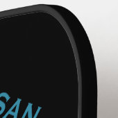 Raquette De Pickleball Pickelball "Wood WhiteTurquoise" Pickleball Paddle (Détail gauche)