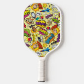 Raquette De Pickleball Pickleball Art Pop Retro Paddle (Verso)