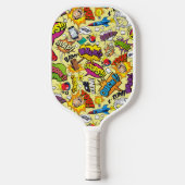 Raquette De Pickleball Pickleball Art Pop Retro Paddle (Recto)