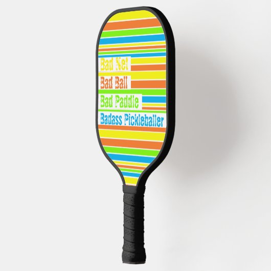 Raquette De Pickleball Pickleball - Bad Net, Bad Ball, Bad Paddle, Bad A (Gauche)