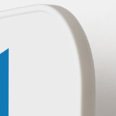 Raquette De Pickleball Pickleball Court Diagramme White Coach Nom (Détail gauche)