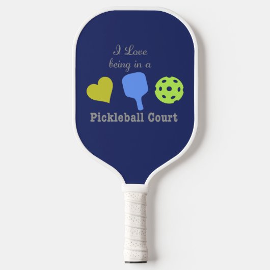 Raquette De Pickleball Pickleball Court drôle (Recto)