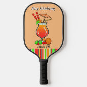 Raquette De Pickleball Pickleball Day Dinking Tropical Hurricane Cocktail (Recto)
