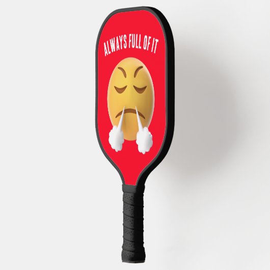 RAQUETTE DE PICKLEBALL PICKLEBALL DE CONCEPTION EMOJI TRÈS MAD (Gauche)