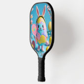 Raquette De Pickleball Pickleball de Pâques - Bunny & Egg Paddle Design (Gauche)