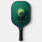 Raquette De Pickleball Pickleball Energy Swirl - Poster de mouvement Abst (Verso)