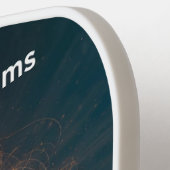 Raquette De Pickleball Pickleball Energy Swirl - Poster de mouvement Abst (Détail gauche)