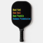 Raquette De Pickleball Pickleball Excuses - Mauvais Net, Mauvaise Balle,  (Recto)