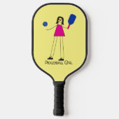 Raquette De Pickleball Pickleball fille Amour amusant (Verso)