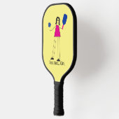 Raquette De Pickleball Pickleball fille Amour amusant (Gauche)